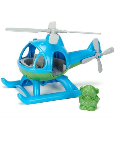 Jucarie pentru copii Green Toys - Elicopter, albastru - 1