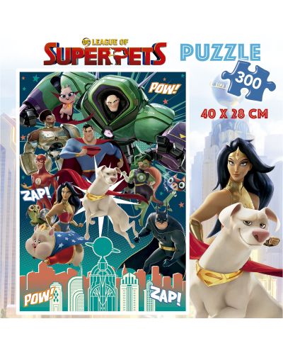 Puzzle Educa Kids din 300 de piese - DC Super Heroes - 2