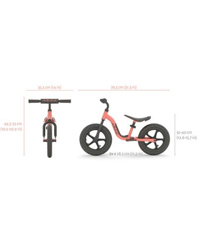 Bicicletă de echilibru pentru copii Chillafish - Charlie Sport 12′′, portocalie - 5