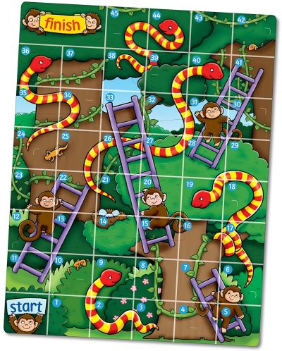 Orchard Toys Joc educativ pentru copii - Jungle Snakes and Ladders - 2