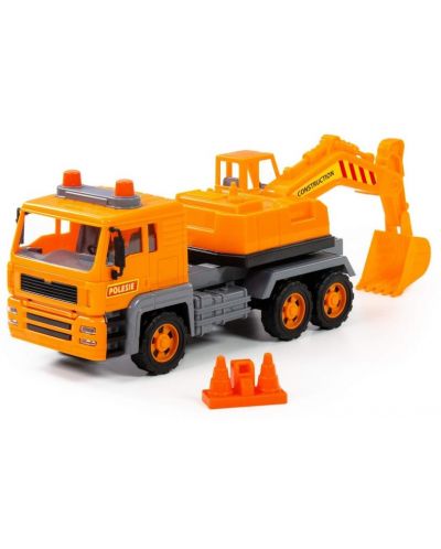 Jucărie Polesie - Camion cu excavator Diamond - 2