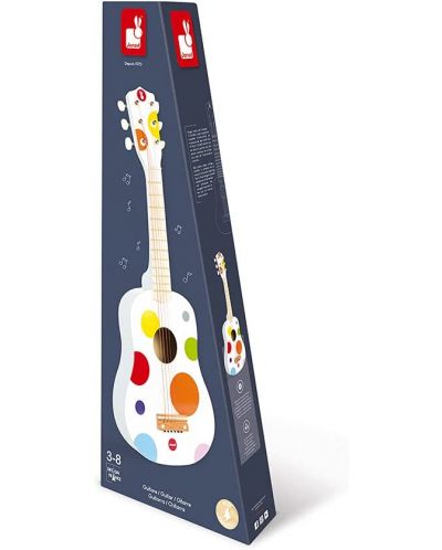Chitara pentru copii Janod - Confetti, din lemn - 3