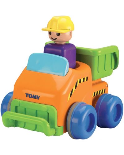 Jucarie pentru copii Tomy Toomies - Tractor, Push & Go Truck - 1