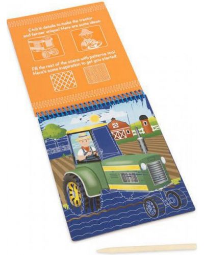 Cartea pentru copii Melissa and Doug - Scratch art, vehicule - 2