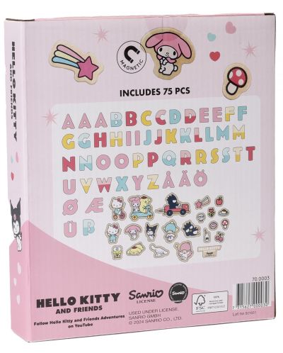 Set educătiv pentru copii Micki - Hello Kitty, 75 piese - 5