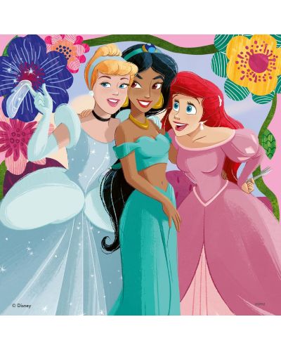 Puzzle pentru copii Ravensburger  3 x 49 piese - Prințese Disney - 4