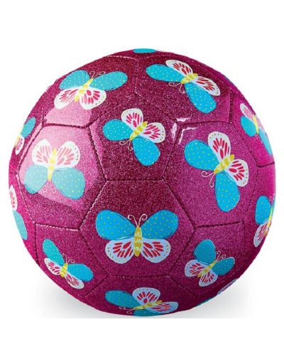 Minge de fotbal pentru copii Crocodile Creek - Butterflies, 18 cm - 1