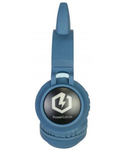 Casti pentru copii PowerLocus - Buddy Ears, wireless, albastre - 5
