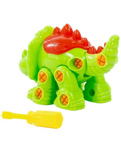 Constructor pentru copii Polesie Toys -  Dinozaur triceratops - 3