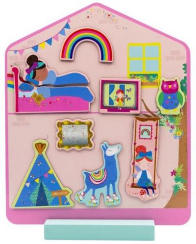 Joc pentru copii Floss & Rock - Rainbow Fairy Magnetic House - 3