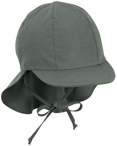 Pălărie de vară pentru copii cu viziera și protecție UV 50+ Sterntaler - 49 cm, 12-18 luni, gri - 1