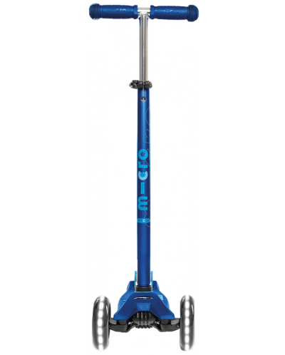 Scooter pentru copii Micro - Maxi Deluxe LED, Navy Blue - 3