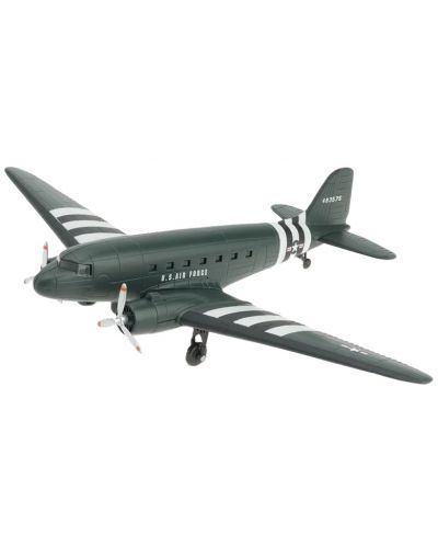 Jucărie din lemn  Newray - Avion, War Style DC 3, 1:48 - 1