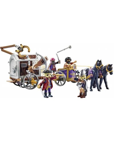 Constructor pentru copii Playmobil - Charlie cu vagon pentru prizonieri - 3