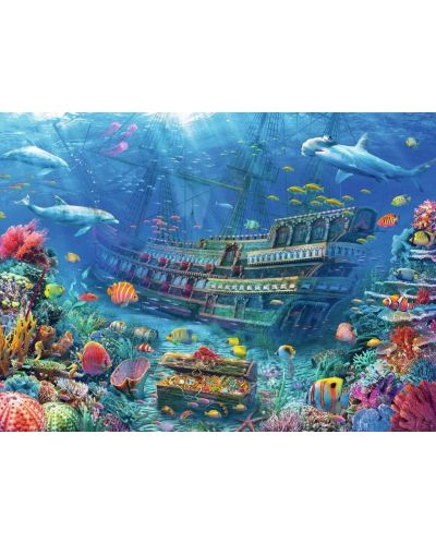 Puzzle pentru copii Ravensburger  din 200 XXL piese - Nava scufundată - 2