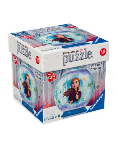 Puzzle pentru copii 3D Ravensburger din 54 de piese - Frozen 2, asortat - 1