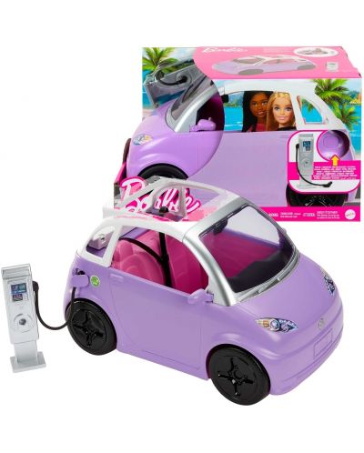 Mașinuță electrică pentru păpușa Barbie - 1