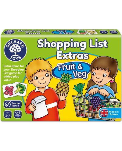Joc pentru copii Orchard Toys - Lista de cumparaturi, Fructe si legume - 1