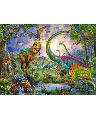 Puzzle pentru copii  Ravensburger din  200 XXL piese - Regatul uriașilor - 2