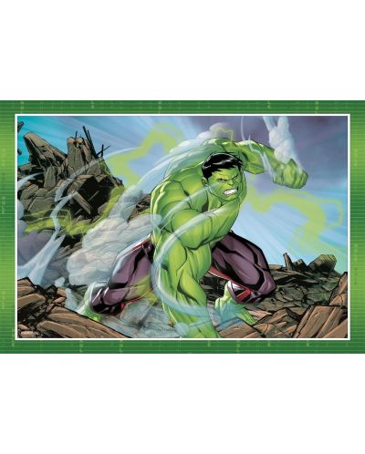 Puzzle pentru copii  Clementoni 4 в 1 - The Avengers - 5