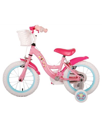 Bicicletă pentru copii cu roți auxiliare  E&L cycles - Disney Princess, 14'' - 2