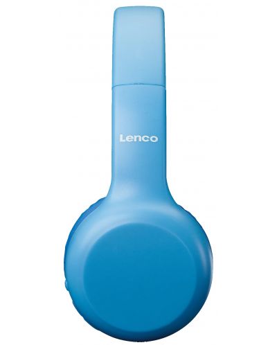 Căști pentru copii cu microfon Lenco - HPB-110BU, wireless, albastru - 4
