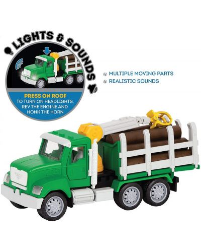 Jucarie pentru copii Battat Driven - Mini-camion pentru transport de lemne - 4