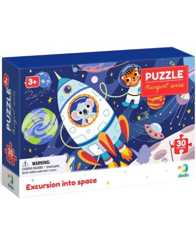 Puzzle Dodo - Călătorie în spațiu, 30 de piese - 1