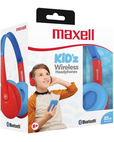 Casti pentru copii Maxell - BT350, rosu/albastru - 2
