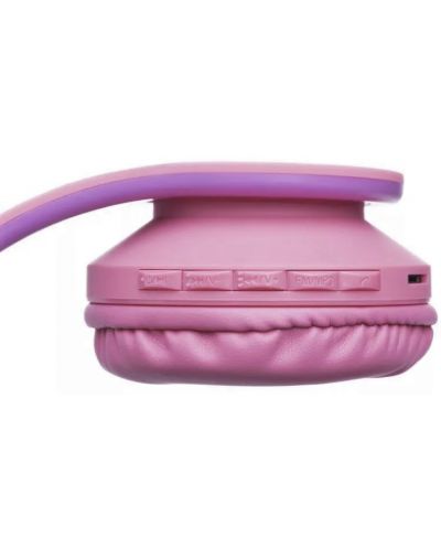 Căști pentru copii  PowerLocus - P1 Smurf, wireless, roz - 7