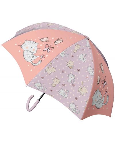 Umbrelă pentru copii S. Cool - Cat, automată, 48.5 cm - 1