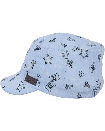 Pălărie pentru copii vizor cu protecție UV 50+ Sterntaler - 51 cm, 18-24 luni, albastră | Ozone.ro