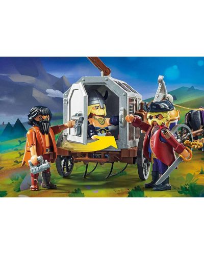 Constructor pentru copii Playmobil - Charlie cu vagon pentru prizonieri - 6