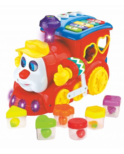 Jucărie Hola Toys - Tren de sortare muzicală - 2