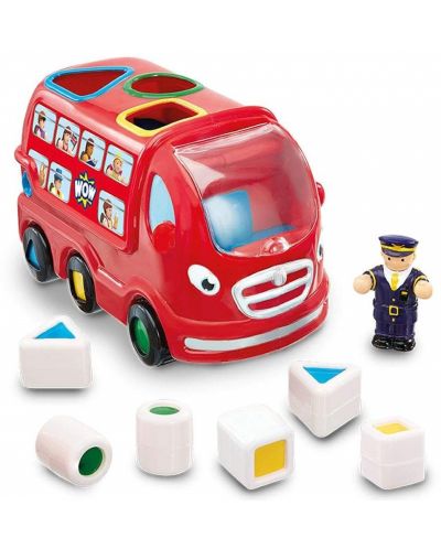 Jucarie pentru copii WOW Toys - Autobuzul londonez al lui Leo - 1