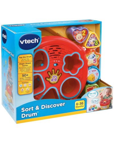 Jucărie Vtech - Tobă muzicală și sortator - 1