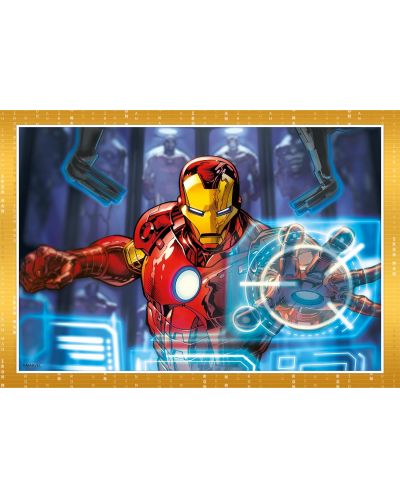 Puzzle pentru copii  Clementoni 4 в 1 - The Avengers - 3