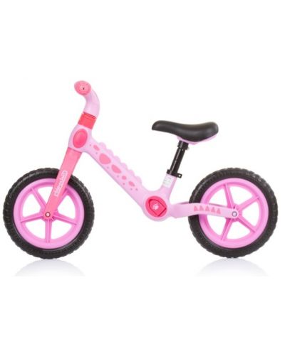 Bicicletă de echilibru pentru copii Chipolino -Dino, roz - 2