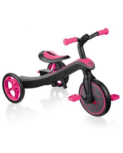Tricicleta pentru copii 4 in 1 Globber - Trike Explorer, roz - 4