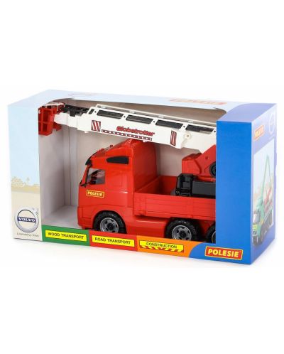 Jucarie pentru copii Polesie - Automobil de pompieri cu macara Volvo 58379 - 5