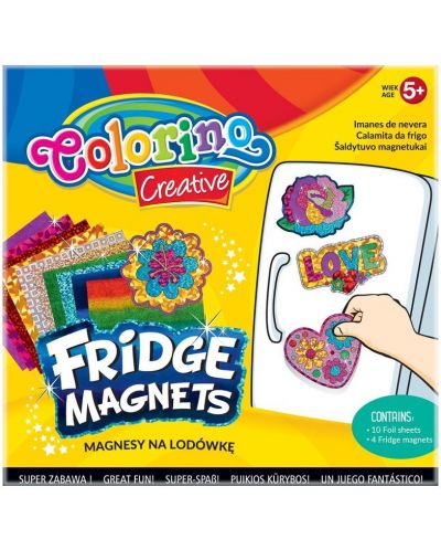 Magneti pentru frigider pentru copii Colorino Creative - sortiment - 4