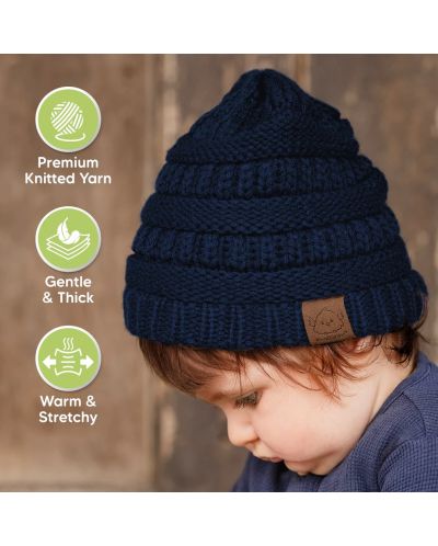 Pălărie de iarnă pentru copii KeaBabies - 6-36 luni, 3 bucăți - 3