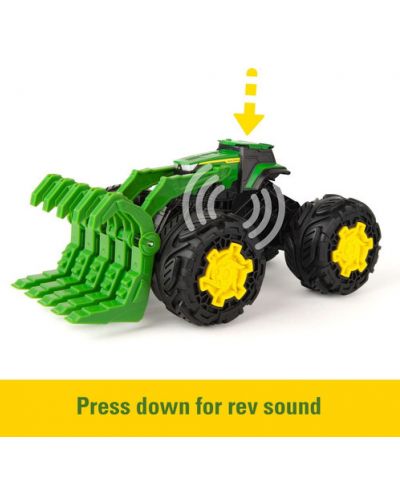 Jucărie Tomy John Deere - Tractor cu anvelope monstruoase - 4