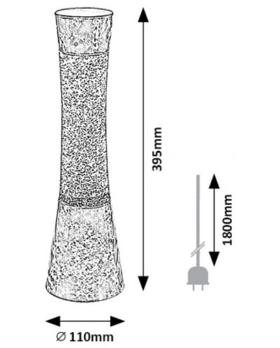 Lampă decorativă Rabalux - Minka, 7028, multicoloră - 4