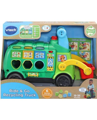Jucarie pentru copii Vtech - Camion interactiv de reciclare - 1