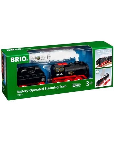 Jucarie pentru copii Brio - Locomotiva cu aburi si vagon - 5