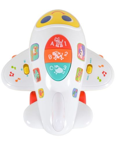 Joaca de copii Hola Toys - Avion muzical - 2