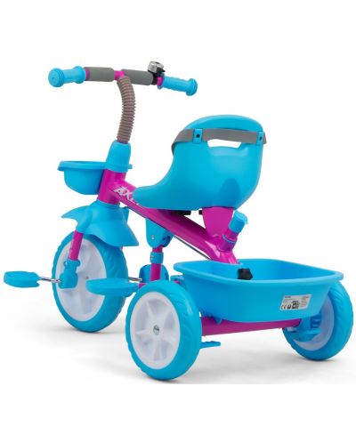 Tricicleta pentru copii Milly Mally - Axel, albastru/roz - 2
