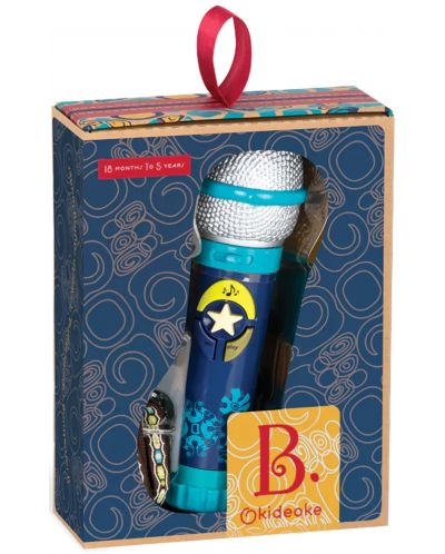 Microfon karaoke pentru copii Battat - Albastru - 4