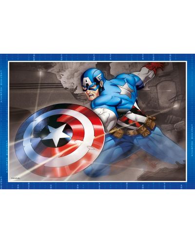 Puzzle pentru copii  Clementoni 4 в 1 - The Avengers - 2